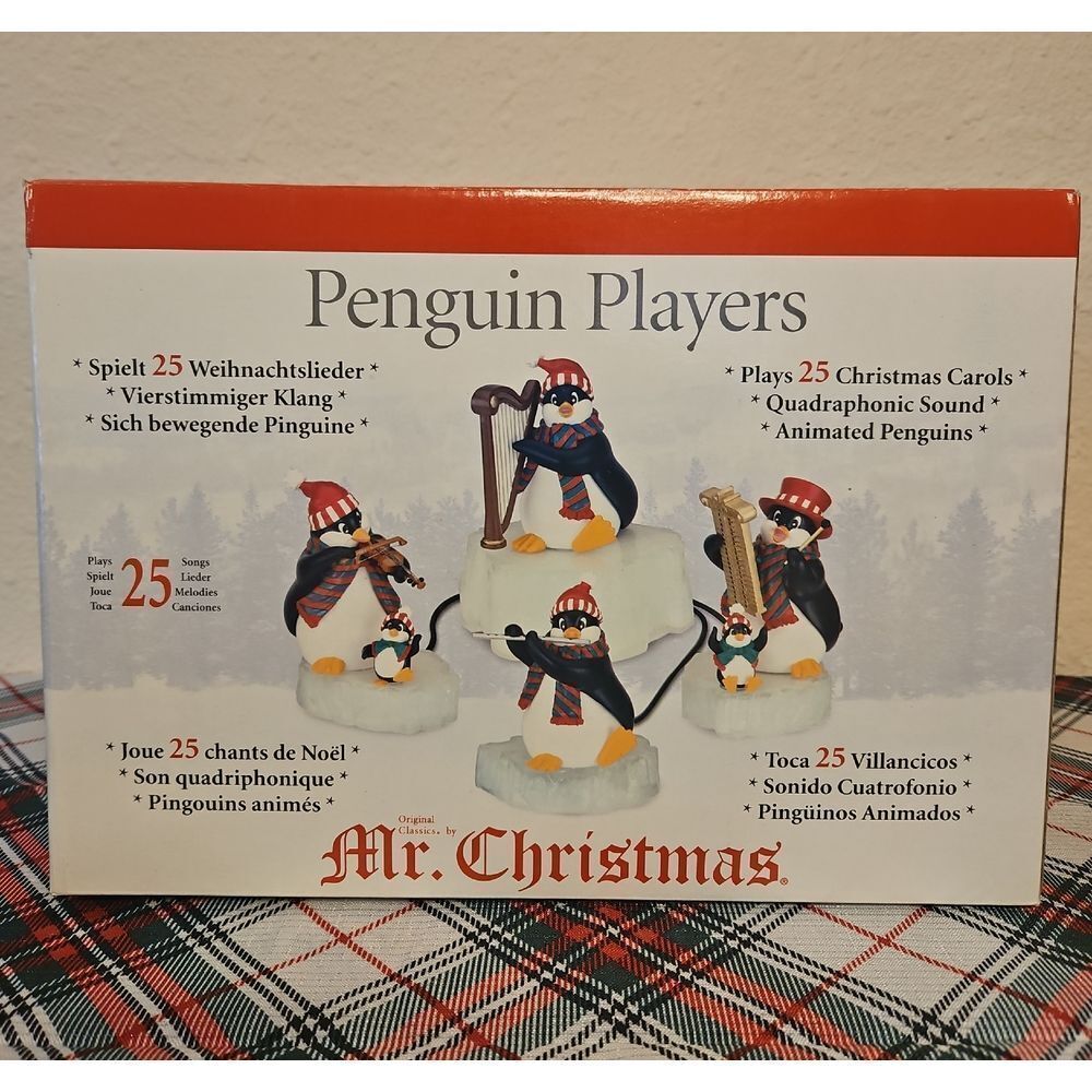Mr. Christmas Penguin Players Musical Set
